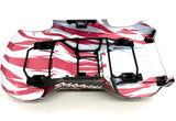 Maxx Slash BODY cover Shell (RED Painted ProGraphics, clipless Traxxas 102076-4