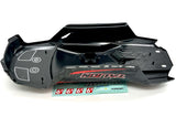 Arrma TALION 6s EXB - Body Shell (BLACK polycarbonate cover, Body Pins ARA7707V6