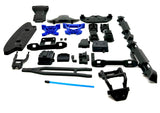Fiesta 4x4 VXL SHOCK TOWERS BLUE (bumpers, housings, rx box Traxxas 74276-4