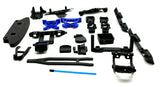 Fiesta 4x4 VXL SHOCK TOWERS BLUE (bumpers, housings, rx box Traxxas 74276-4
