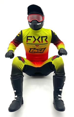 Losi Promoto - Rider Figure, (RED) FXR & Jersey Set LOS06000