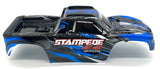 Stampede 4x4 BL-2S BODY Shell (BLUE) w/rollbar and mounts Traxxas 67154-4