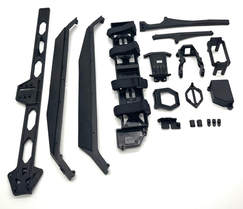 Losi 8IGHT-X Super Lasernut - Side Guards, bumper, chassis brace, batty tray LOS04019