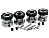 Losi 5IVE-TE 3.0 - HEXES (25mm) wheel hubs nuts pins black gunmetal LOS05022