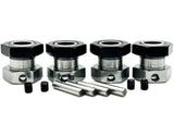 Losi 5IVE-TE 3.0 - HEXES (25mm) wheel hubs nuts pins black gunmetal LOS05022