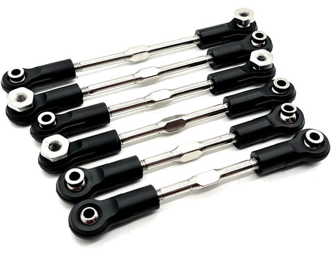 Losi 5IVE-TE 3.0 - Tie Rods & Turnbuckles (assembled aluminum) LOS05022