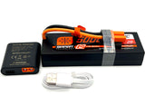 Losi Promoto - Battery 7.4v 2s Lipo G2 50c & Charger (S120) LOS06000