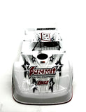 Losi 22s DIRT OVAL - Body (body set & cage, White/Summit, interior, driver LOS-2167
