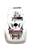 Losi 22s DIRT OVAL - Body (body set & cage, White/Summit, interior, driver LOS-2167