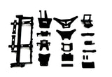 Losi 22s DIRT OVAL - Plastics Set (Battery Tray, braces, towers, bumpers,  LOS-2167