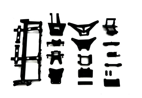 Losi 22s DIRT OVAL - Plastics Set (Battery Tray, braces, towers, bumpers,  LOS-2167