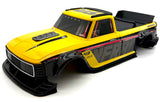 Arrma Infraction GROM 3S - Body Shell (YELLOW/Black cover 1/12 4x4 ARA2315