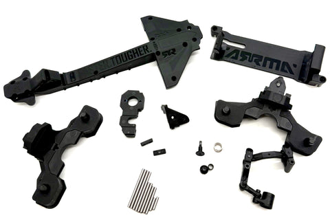 Arrma Infraction GROM 3S - Plastic Set, Clipless body mounts top deck pins braces ARA2315