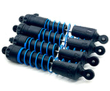 Arrma GORGON 223S - Shocks (Blue) assembled front & rear set springs ARA3530