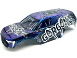 Arrma GORGON 223S - Body Shell assembled painted (BLUE/BLACK) cover ARA3530