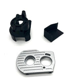 Losi TENACITY PRO - Silver aluminum Motor Mount center diff cover Buggy LOS03027