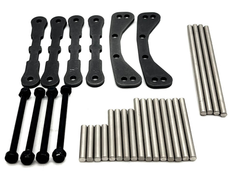 fits X-MONSTER HINGE PINS (Suspension shafts set & xrt x-maxx tie bars 77086-4