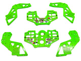 Losi LMT Grave Digger 2.0 CHASSIS SIDE PLATES green aluminum LOS04028