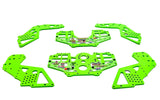 Losi LMT Grave Digger 2.0 CHASSIS SIDE PLATES green aluminum LOS04028