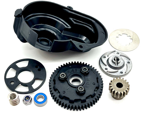 Rustler 2WD VX3 - SPUR GEAR & slipper clutch, Pinion traxxas 37454-4