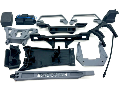 fits Slash 2wd VX3 - PLASTIC SET (bulkhead shock towers receiver box traxxas 58434-4