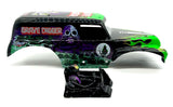 Losi LMT Grave Digger 2.0 BODY GREEN shell monster truck  LOS04028