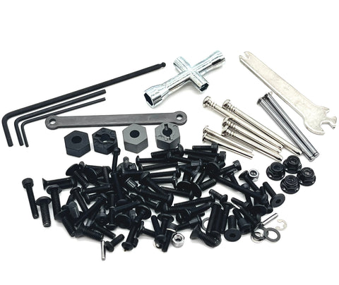 Rustler 2WD VX3 - SCREWS and TOOLS, hardware hex pins 37454-4