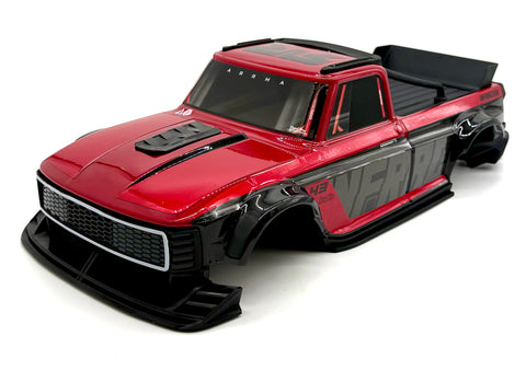 Arrma Infraction GROM 3S - Body Shell (RED/White cover 1/12 4x4 ARA2315