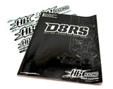 HB Racing D8 RS - Instruction Building Manual & Sticker Decal Sheet Nitro 204900