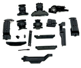 MINI-XRT Plastic Set (Front Rear Bulkhead skid plates Brace box Traxxas 108076-1