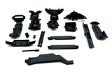 MINI-XRT Plastic Set (Front Rear Bulkhead skid plates Brace box Traxxas 108076-1