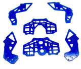 Losi LMT Son Uva Digger 2.0 CHASSIS SIDE PLATES blue aluminum LOS04028