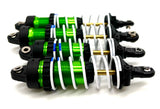 Slash Modified - SHOCKS, Front & Rear 7462 GREEN GTR xxlong w/springs Traxxas 104354-74