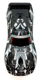 Stampede 4x4 VX3 - BODY Shell (Black white cover clipless traxxas 67454-4)
