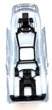Stampede 4x4 VX3 - BODY Shell (Black white cover clipless traxxas 67454-4)