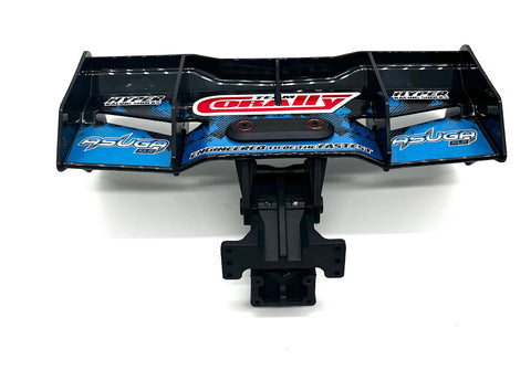 Team Corally ASUGA XTR - WING XL BLUE (rear spoiler black mount C-00288