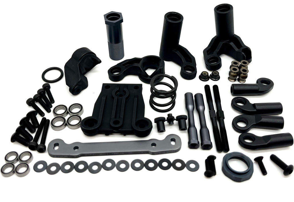 Tekno NB48 2.2 Nitro STEERING SET (Bag J) (Bell Crank, servo saver upp ...