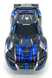 RUSTLER ULTIMATE - BODY Shell (Black & Blue Cover Shell decals Traxxas 67097-4