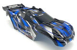 RUSTLER ULTIMATE - BODY Shell (Black & Blue Cover Shell decals Traxxas 67097-4
