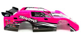 Slash Late Model - BODY, Dirt Oval Racer, PINK, complete w/decals 10423 Traxxas 104364-74