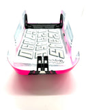 Slash Late Model - BODY, Dirt Oval Racer, PINK, complete w/decals 10423 Traxxas 104364-74