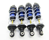 RUSTLER ULTIMATE - SHOCKS, Blue Front Rear & springs big-bore Dampers Traxxas 67097-4