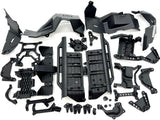 Axial SCX-10 III CJ-7 PLASTIC PARTS, bumpers, sliders, mounts, braces AXI03008