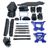 Stampede 4x4 BL-2s Blue SHOCK TOWERS (bumpers, housings, receiver box Traxxas 67154-4
