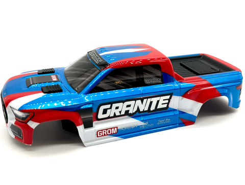 Arrma GRANITE GROM mega 4x4 - Body Shell (BLUE Red cover ARA2102