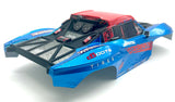 Arrma FURY 223s 2wd - Body Shell (BLUE/Red 1/10 FURY Painted Decaled Trimmed Body Set ARA3521T2