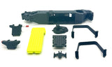 Arrma FURY 223S 2wd - Chassis (Fluoro Yellow LWB right left halves mega ARA3521T2
