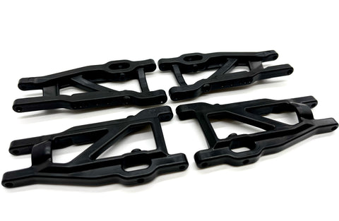 fits Rustler 4x4 BL-2S SUSPENSION A-ARMS (F/R) 3655-BLK Traxxas 67164-4