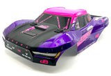 Arrma FURY 223s 2wd - Body Shell (PURPLE/Pink 1/10 FURY Painted Decaled Trimmed Body Set ARA3521T2