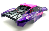Arrma FURY 223s 2wd - Body Shell (PURPLE/Pink 1/10 FURY Painted Decaled Trimmed Body Set ARA3521T2